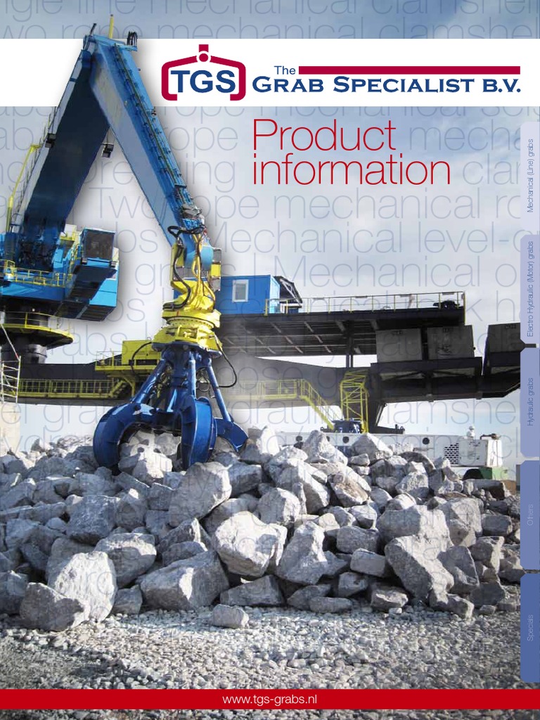 The Grab Specialist - Product Information | PDF | Crane (Machine ...