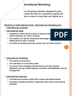 International Marketing: Definitions