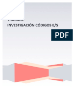 TRABAJO Investigación Código E-S