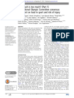 (2016 - Soligard) How Much Is Too Much (Part 1) IOC Consensus Statement On Load in Sport and Risk of Injury