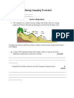 10 Biology Sampling Worksheet: Answer All Questions