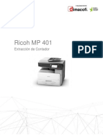 Manual Contador Ricoh MP 401