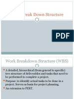 Work Break Down Structure