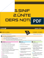 5.sınıf 2.ünite Ders Notları