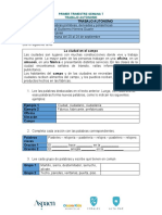 Trabajo Autónomo Palabras Primitivas, Derivadas y Polisémicas - Septiembre 24