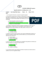 Examen de 11 4p 2021