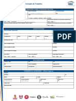 Ficha de Solicitação de Emprego