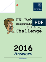 UK 2016 Bebras Solutions
