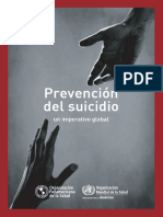 Prevención Del Suicidio Un Imperativo Global