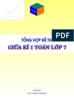 Tong Hop de Thi Giua Hoc Ki 1 Mon Toan Lop 7