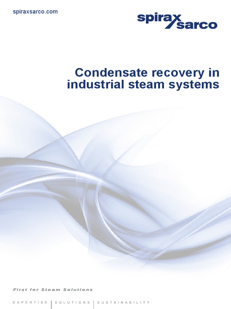 Condensate Recovery in Industrial Steam Systems | PDF | Pump | Boiler