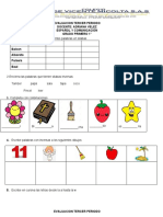 1° Evalucion Español y Sociales 3p