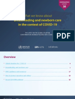 What We Know About: Breastfeeding and Newborn Care in The Context of COVID-19