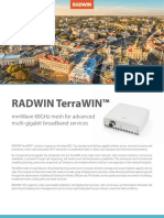Radwin Terrawin™: Mmwave 60Ghz Mesh For Advanced Multi-Gigabit Broadband Services