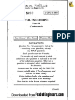 Civil Paper II Conventional - IES 2010 Question Paper