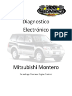 Mitsubishi Montero ECU Pin Voltage Chart