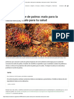 Aceite de Palma - Malo para La Naturaleza, Malo para Tu Salud - Salva La Selva