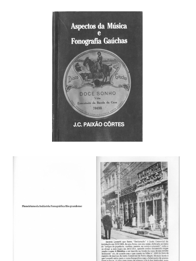 Sani Leva Xxx - Aspectos Da Musica e Fonografia GaÃºchas - PaixÃ£o Cortes | PDF