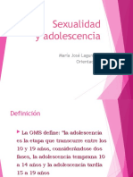 Sexualidad y Adolescencia