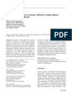 Life cycle cost analysis of energy efficiency design options for refrigerators in Brazil