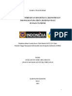 Nataraja: Perpaduan Seni Budaya Ekonomi Dan: Teknologi Pada Pesta Kesenian Bali Di Masa Pandemi