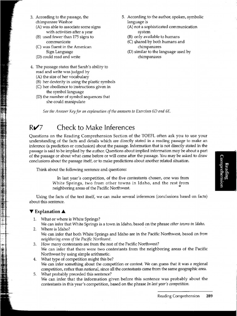 Inference Questions 2 | PDF