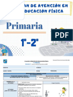 Plan de Atención EF Primaria 1º y 2º Sem. 6-Mtro. Antonio Preza