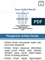 Penulisan Artikel Ilmiah-Manajemen