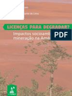 Licencas Para Degradar Impactos Socioambientais de Mineracao Na America Do Sul E-book Edunit