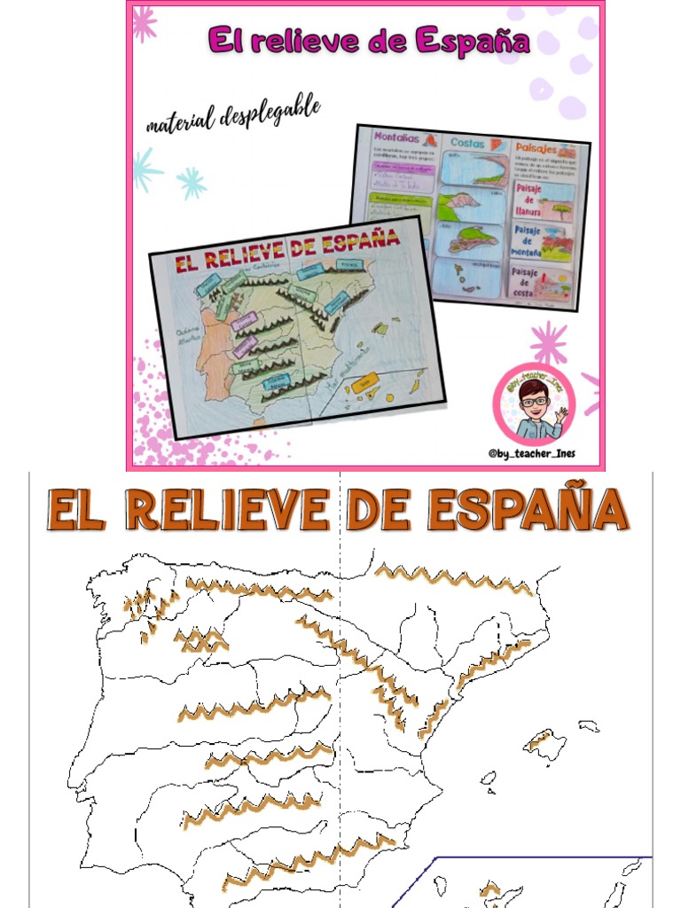 El Relieve de Espana | PDF | Montañas | Geografía