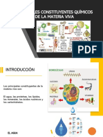 Principales Constituyentes Químicos de La Materia Viva