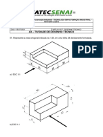 A3 - 2021 - Exercicios de Desenho Tecnico