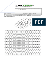 Avaliação de Desenho Técnico - 2021