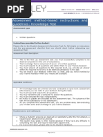 Assessment Method-Based Instructions and Guidelines: Knowledge Test