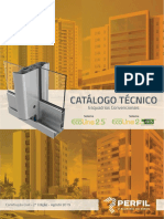 Catálogo técnico de perfis em alumínio Ecoline 2.5