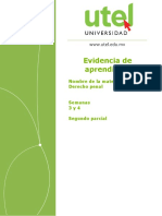 Montes - L - Evidencia de Aprendisaje - Derecho Penal - Semana 3 y 4