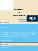 Normativa de Investigación 2021