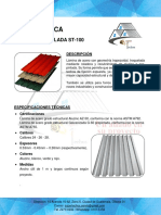 Ficha Tecnica Lamina Troquelada ST-100