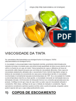 VISCOSIDADE DA TINTA - Petrodidatica