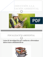 Introducción A La Fiscalización Ambiental