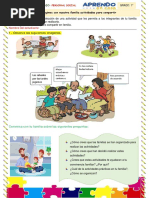 Actividades sobre Tipos de Familia | PDF | Ciencia y matemáticas