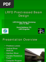 05 Pre Stressed Beam Design