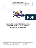 Man-Gm-Sst-001 Manual Del Sistema de Gestion de La SST