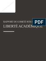 Rapport Du Comité Sur La Liberté Académique de L'université D'ottawa