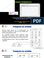 Sistemas Embebidos: Funciones String de Labview