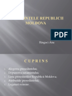Presedintele Republicii Moldova
