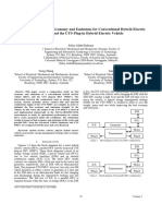 A Comparison On Fuel Economy and Emissions For Conventional Hybrid Electric Vehicles and The UTS Plug-In Hybrid Electric Vehicle