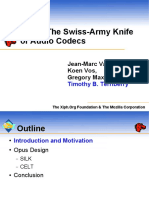Opus: The Swiss-Army Knife of Audio Codecs
