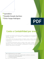 Costo o Contabilidad Por Áreas