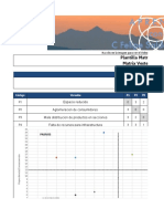 Plantilla Matriz de Vester